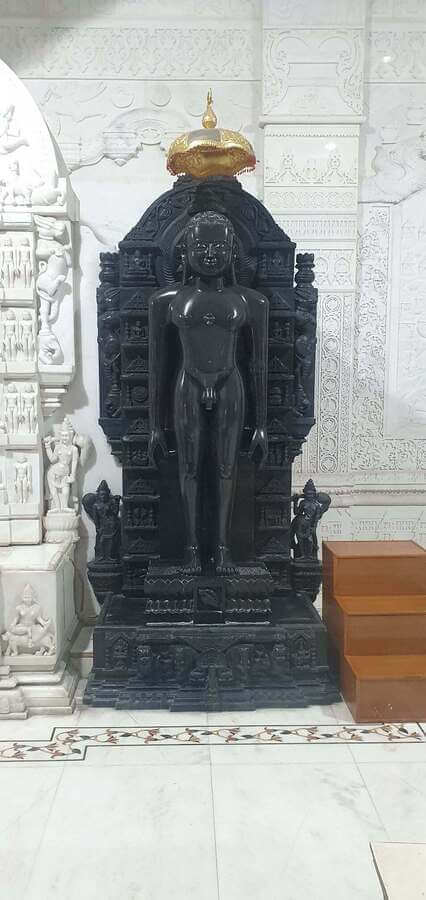 Marble Vedi Platform Gannaur - Gupti Dham Jain Temple Altar for Bhagwan Moorti